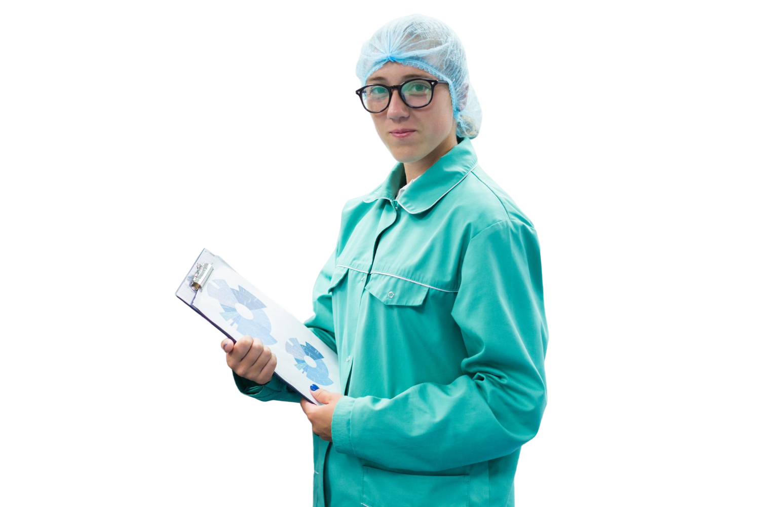 Operator wearing safety gear, ready for production after AweAR training
