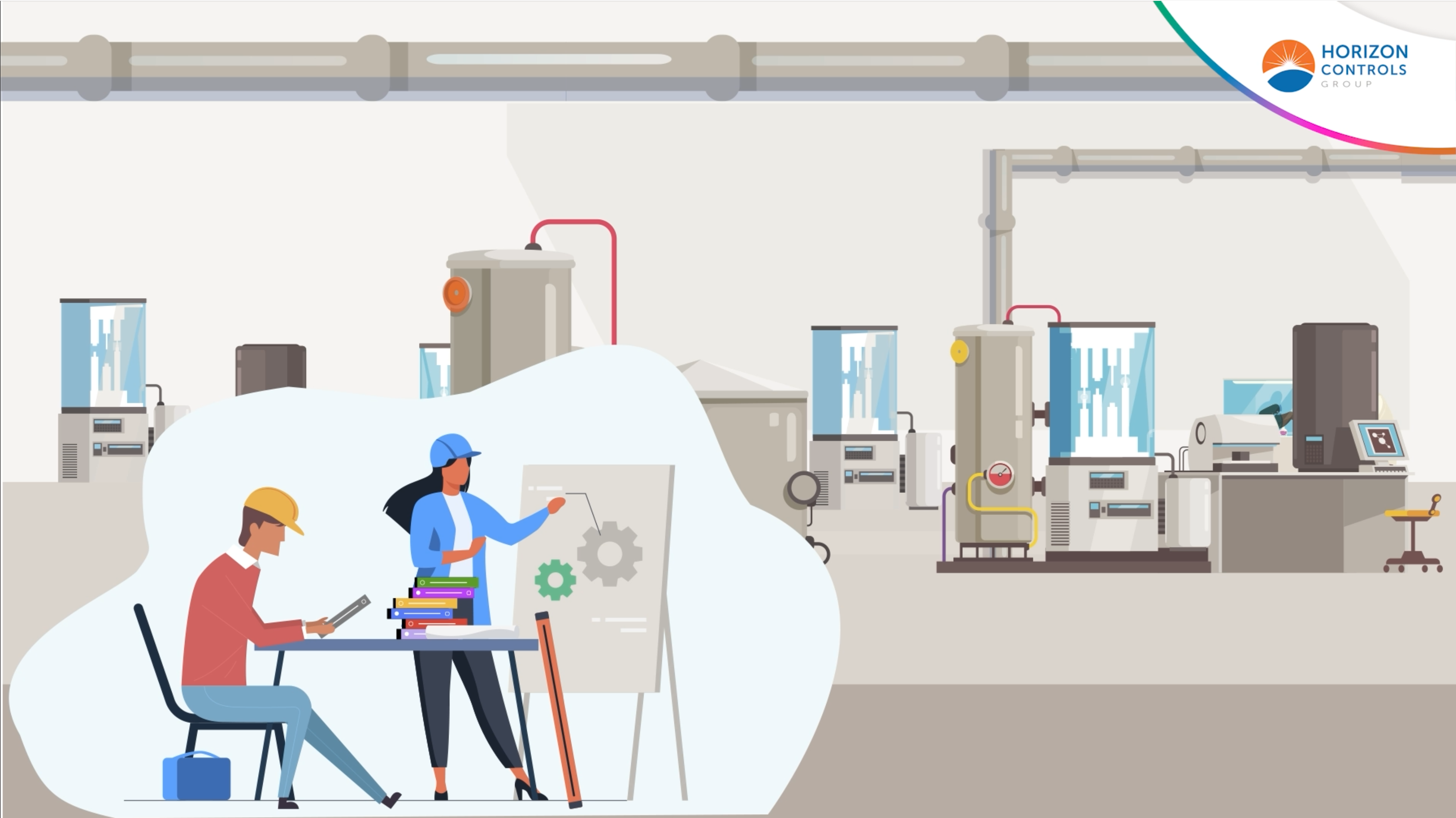 Operator using AweAR training simulation on the plant floor